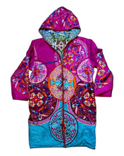 Load image into Gallery viewer, “Blossoming” Woven Reversible Trench Coat
