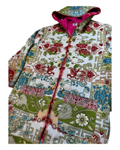 Load image into Gallery viewer, “Blossoming” Woven Reversible Trench Coat
