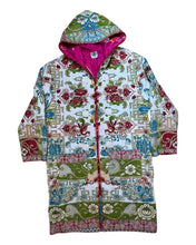 Load image into Gallery viewer, “Blossoming” Woven Reversible Trench Coat