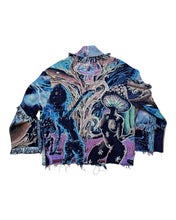 Load image into Gallery viewer, “Mushroom Jazz” Woven Cardigan