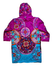 Load image into Gallery viewer, “Blossoming” Woven Reversible Trench Coat