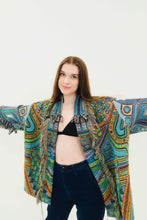 Load image into Gallery viewer, "Cactus Man" Woven Cardigan