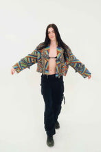 Load image into Gallery viewer, "All Knowing" Woven Cardigan