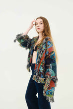 Load image into Gallery viewer, "Ceremony of Color" Woven Cardigan