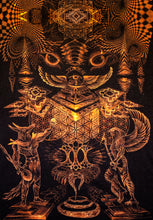 Load image into Gallery viewer, “Spirit Guides” Woven Blanket by Jean Pierre