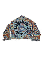 Load image into Gallery viewer, "All Knowing" Woven Cropped Cardigan