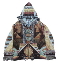 Load image into Gallery viewer, 'Homeland' Woven Zip Up Hoodie