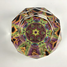 Load image into Gallery viewer, “Dimensional” Mandala Collectible Tray (3.75" x 3.75")