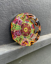 Load image into Gallery viewer, “Dimensional” Mandala Collectible Tray (3.75" x 3.75")