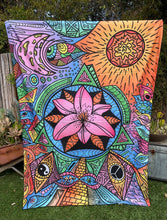 Load image into Gallery viewer, "Reborn Tranquility" Tapestry (57" x 79")