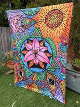Load image into Gallery viewer, "Reborn Tranquility" Tapestry (57" x 79")