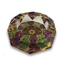 Load image into Gallery viewer, “Dimensional” Mandala Collectible Tray (3.75" x 3.75")