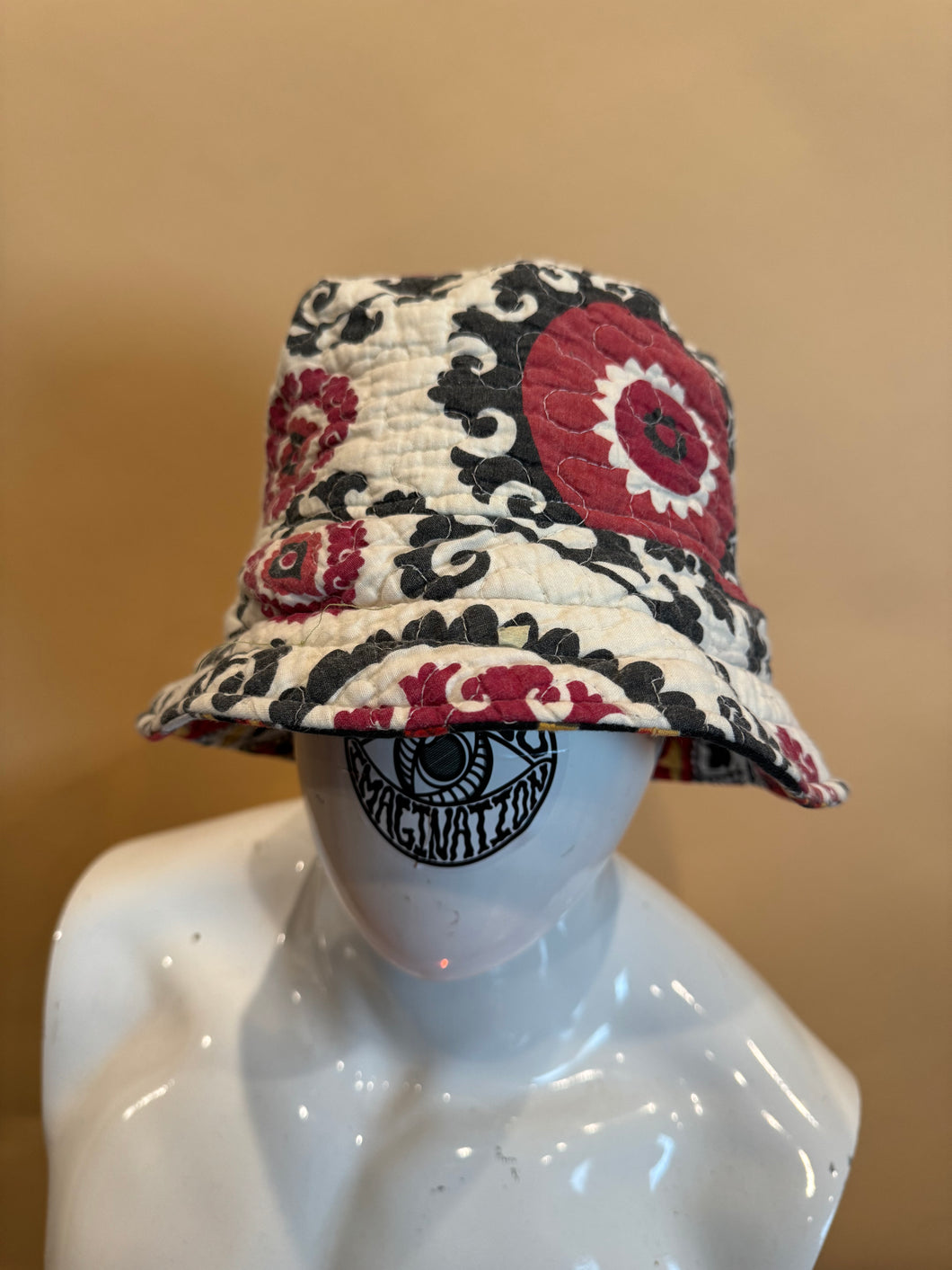 Trippy Quilted Bucket Hat