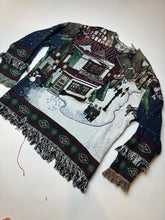 Load image into Gallery viewer, “Snow Village” Blanket Sweater
