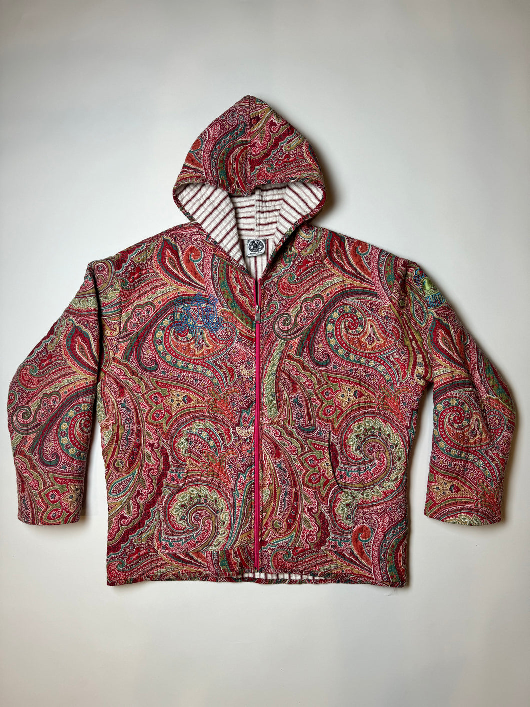 “Paisley Magma” Quilt Jacket