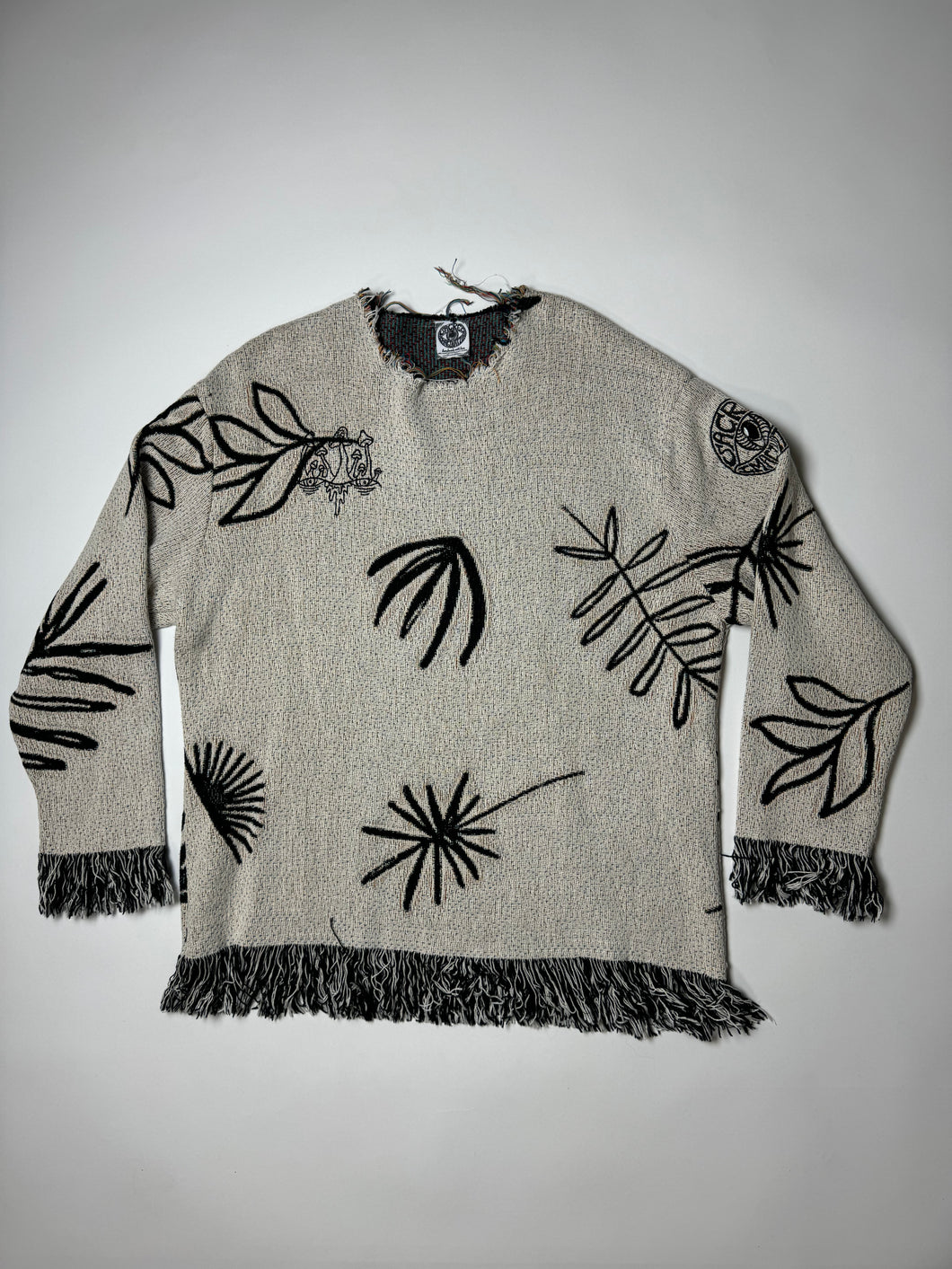 “Foliage” Blanket Sweater