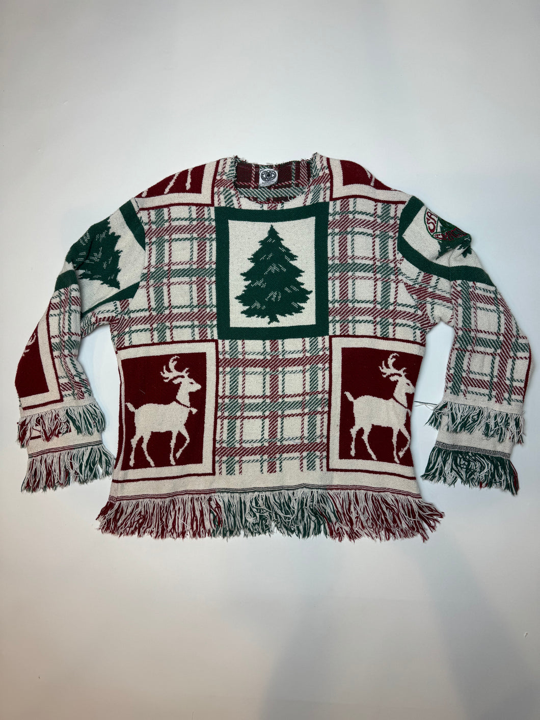 “Reindeer” Blanket Sweater