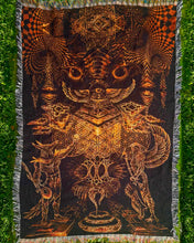 Load image into Gallery viewer, “Spirit Guides” Woven Blanket by Jean Pierre
