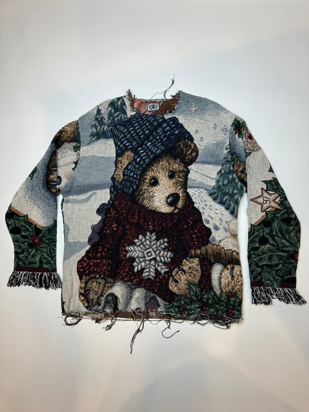 “Snow Teddy” Blanket Sweater