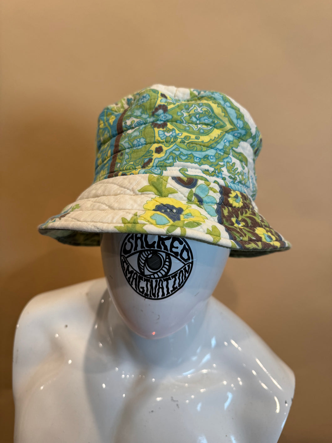 Green Paisley Bucket Hat