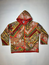 Load image into Gallery viewer, “Flaming Dimensions” Quilt Zip Up Hoodie
