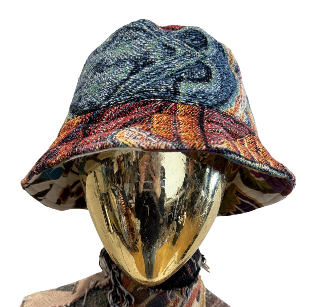 'Two Become One' Woven Bucket Hat