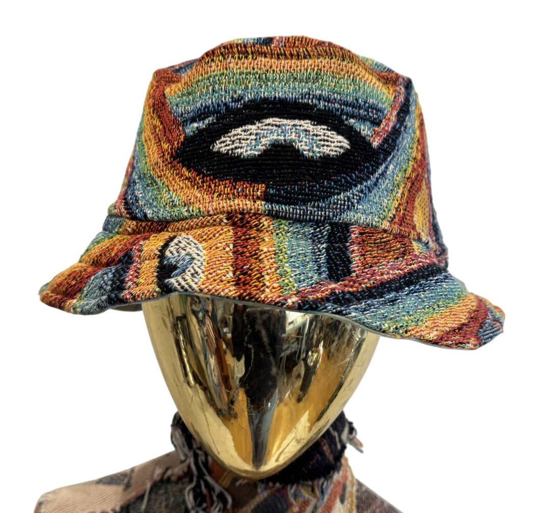 'All Knowing 3' Woven Bucket Hat