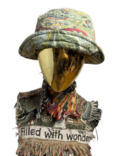 Load image into Gallery viewer, Mint Paisley Quilted Bucket Hat

