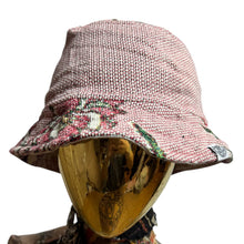 Load image into Gallery viewer, Pink Roses Woven Bucket Hat
