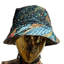 Load image into Gallery viewer, Aqua Woven Bucket Hat
