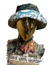 Load image into Gallery viewer, Aqua Woven Bucket Hat
