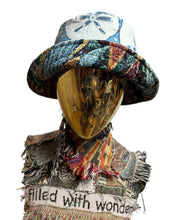 Load image into Gallery viewer, Aqua Woven Bucket Hat
