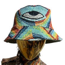 Load image into Gallery viewer, "All Knowing" Woven Bucket Hat 6
