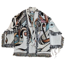 Load image into Gallery viewer, 'Birds of Paradise' Woven Cardigan
