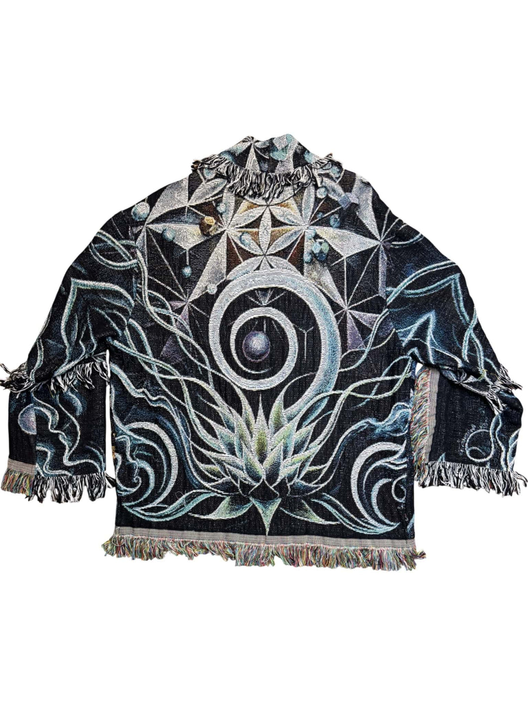 'Sacred Mirror' Woven Cardigan