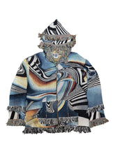 Load image into Gallery viewer, &quot;Chromazone&#39; Woven Zip Up Hoodie
