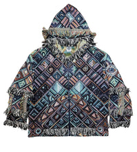 Load image into Gallery viewer, 'Rising Sun' Woven Zip Up Hoodie
