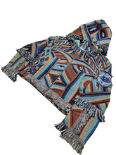 Load image into Gallery viewer, 'All Knowing' Cropped Woven Zip Up Hoodie
