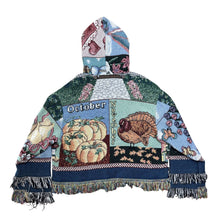 Load image into Gallery viewer, Calendar Cropped Woven Zip Up Hoodie
