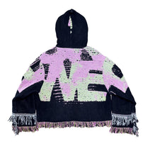 Load image into Gallery viewer, We Cropped Woven Zip Up Hoodie
