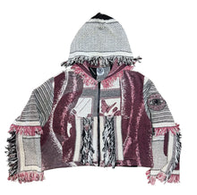 Load image into Gallery viewer, Meow Woven Zip Up
