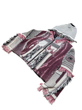 Load image into Gallery viewer, Meow Woven Zip Up
