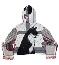 Load image into Gallery viewer, Meow Woven Zip Up
