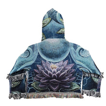 Load image into Gallery viewer, 'Flowing as One' Woven Zip Up Hoodie
