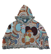 'Chaos Theory' Woven Zip Up Hoodie