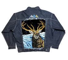 Load image into Gallery viewer, Deer in Headlights Denim Jacket

