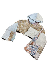 Load image into Gallery viewer, &#39;Fauna&#39; Super Cropped Zip up Hoodie
