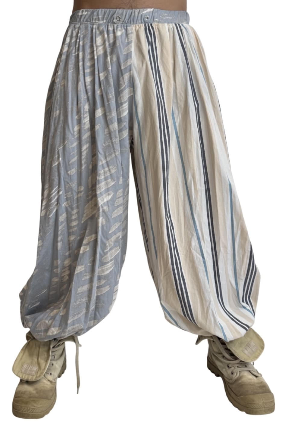 Creams Parachute Pants