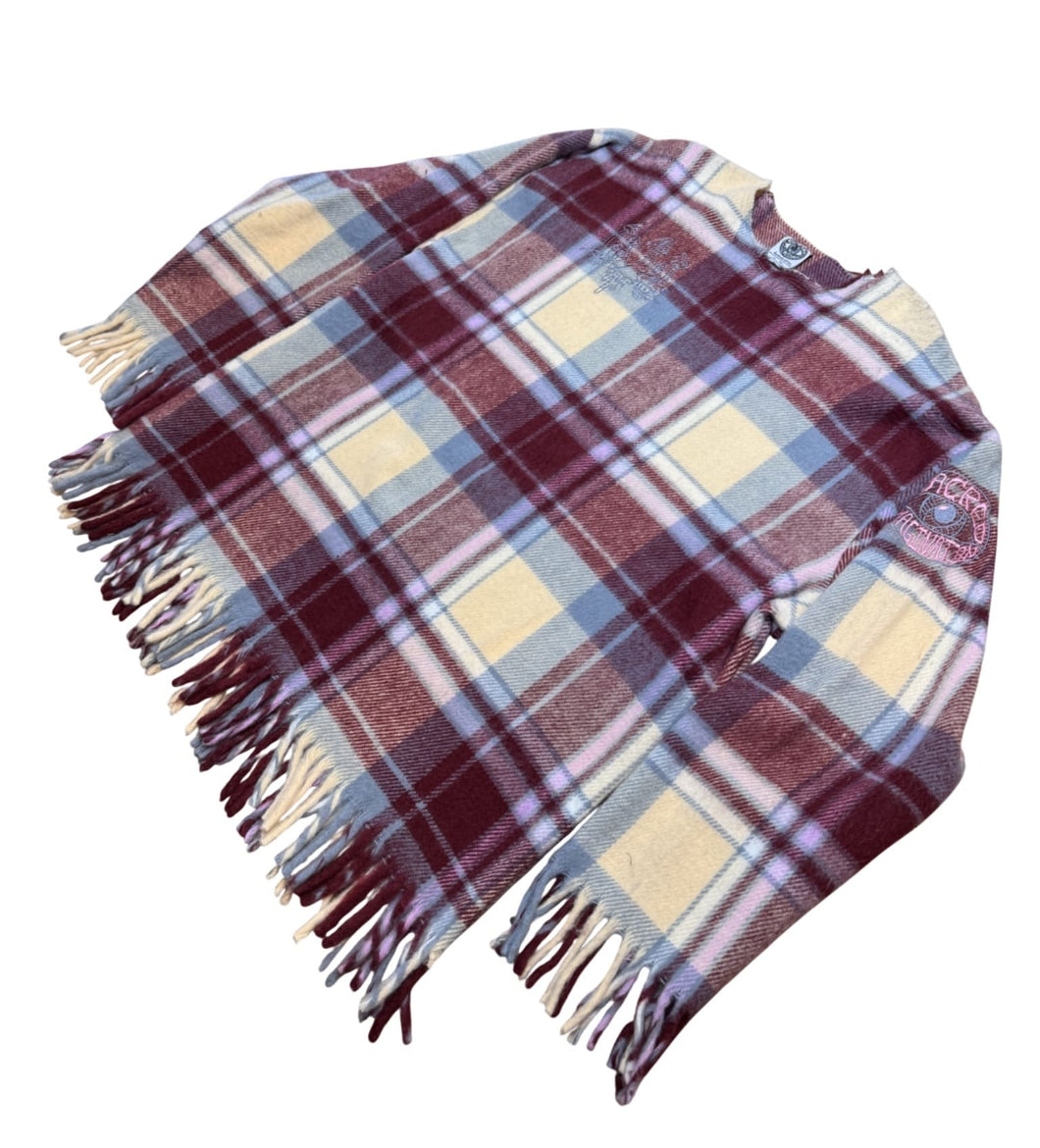 Plaid Blanket Sweater