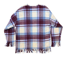 Load image into Gallery viewer, Plaid Blanket Sweater
